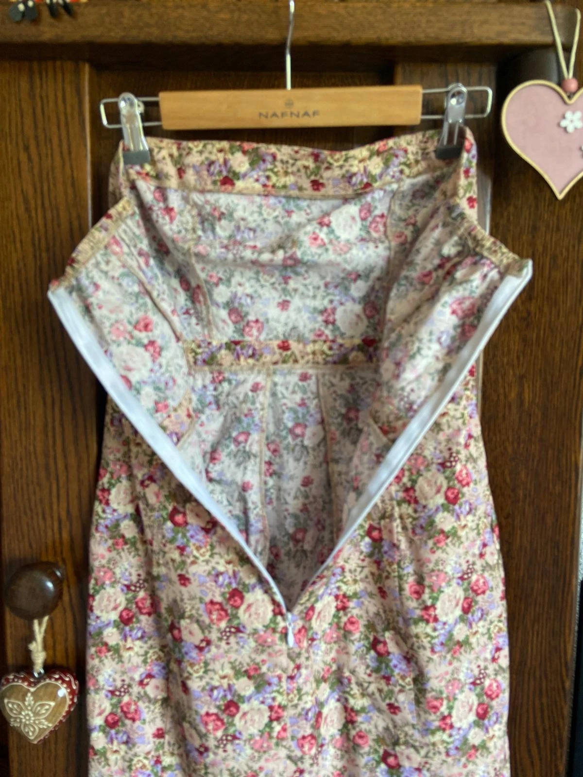 Vestido palabra de honor floral estilo romántico, coquette. Boutique. – photo 9